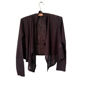 G By Giuliana Black Short Lightweight Cardigan Size XXS NWOT